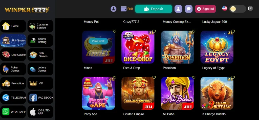 Winpkr777 Game
